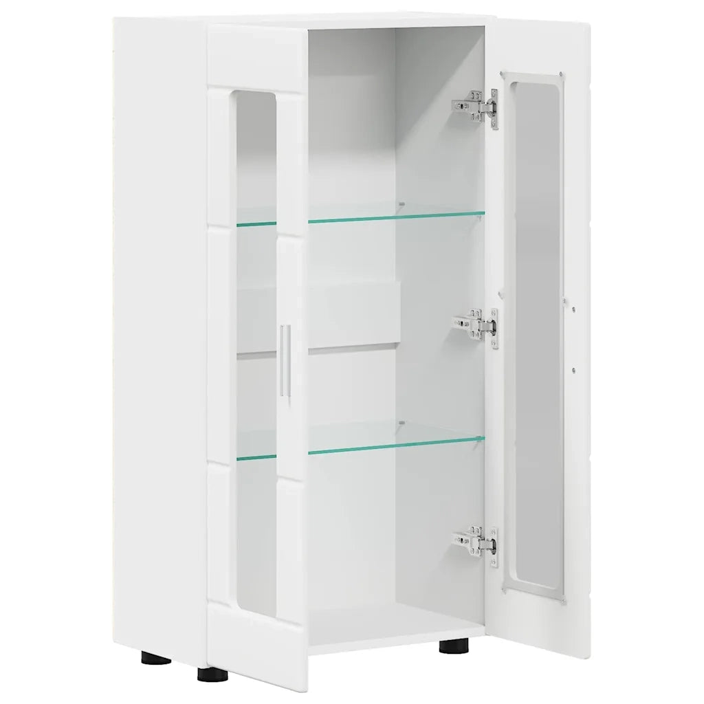 Credenza FLORIN Bianco 55,5 x 29 x 100 cm Legno multistrato