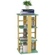 Libreria bambini con rotelle 3 ripiani ¨C Xylo ¨C legno verde per cameretta