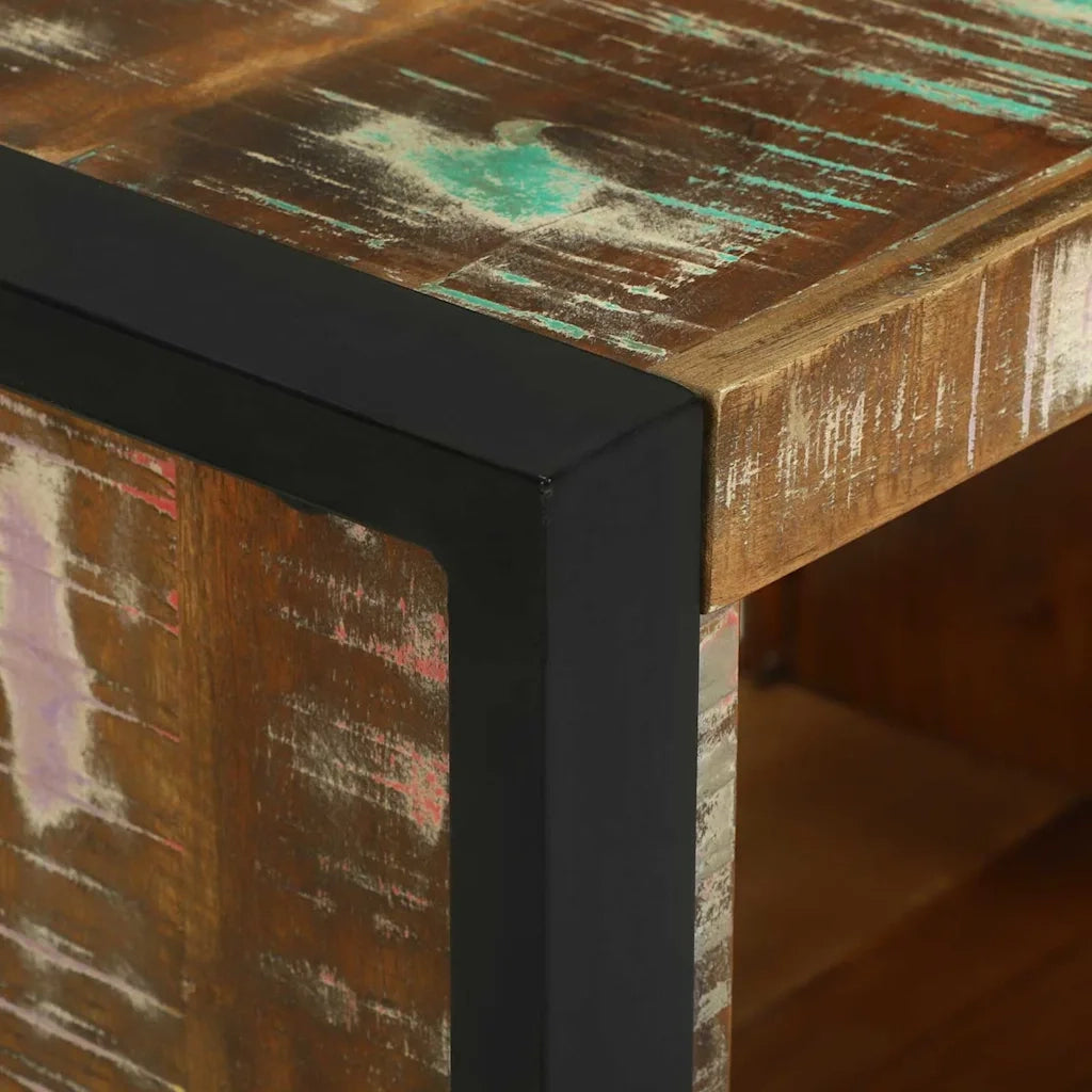Cubetto da Parete Marrone Legno Recuperato Massello 4016009
