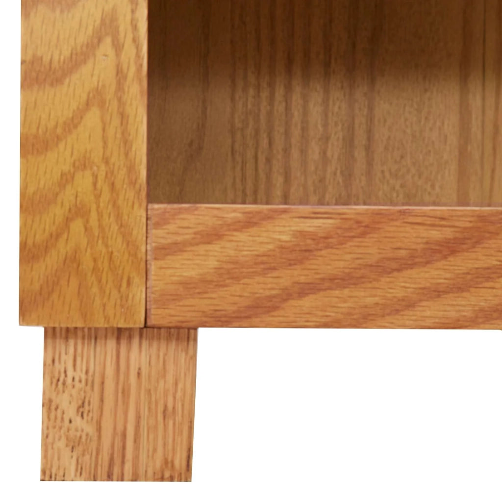 Mobile contenitore rettangolare moderno per soggiorno 80 x 35 x 95 cm ampio spazio di archiviazione legno ingegnerizzato marrone 02_0058219