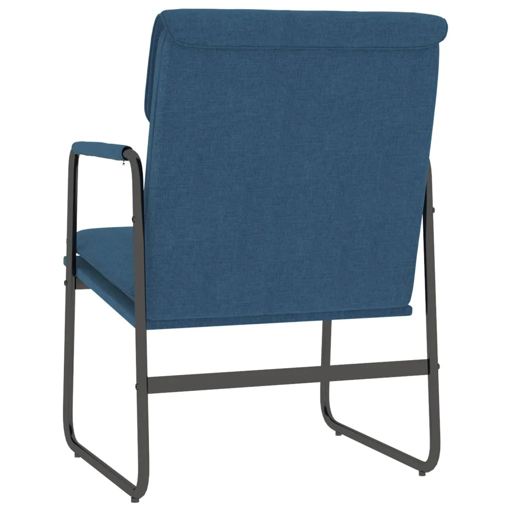 Poltrona | Sedia Lounge Blu 55x64x80 cm in Tessuto