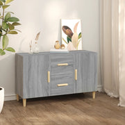 Credenza Grigio Sonoma 100x36x60 cm in Legno Multistrato 817466
