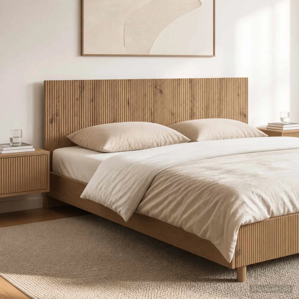 Testiera da Muro ARNHEM Rovere Artigianale Legno ingegnerizzato 896734
