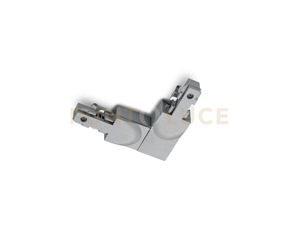 DUOLINE RACCORDO A " L " SINISTRO ALLUMINIO L. 10CM X H. 9CM PER SISTEMA BINARIO