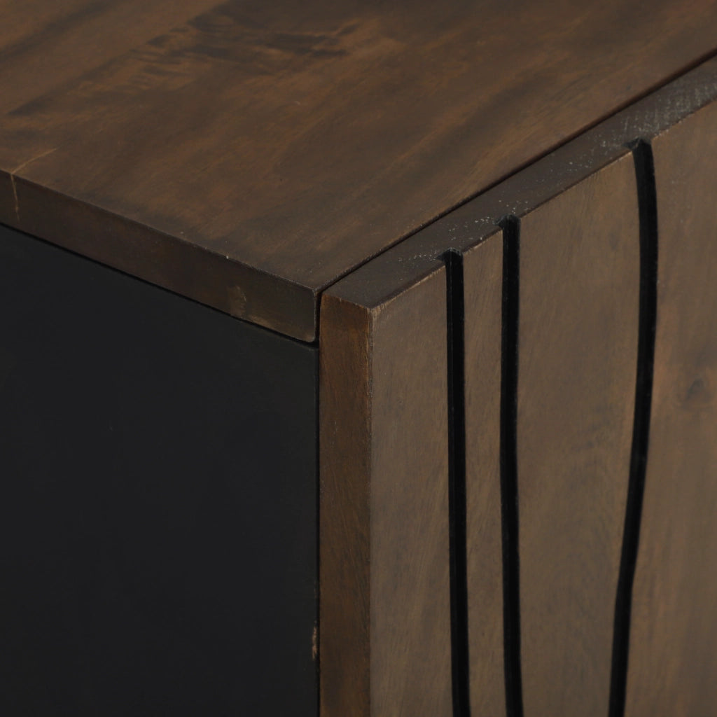 Mobile lavabo Noce Legno massello, Metallo Medio Elegante