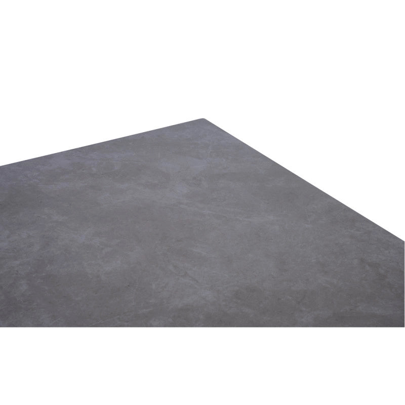Tavolo Alghero 180x90 Alluminio Antracite Piano Gress Grigio Moia