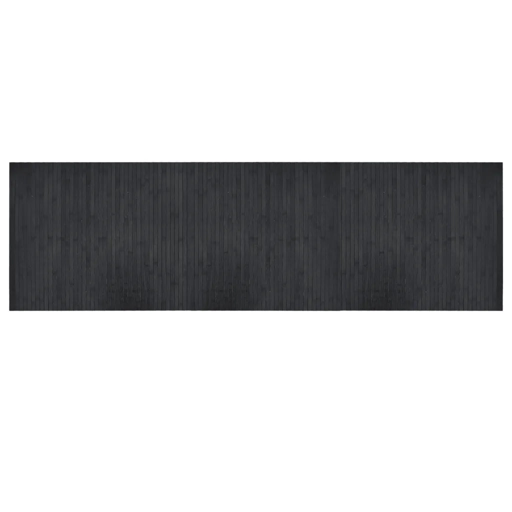 vidaXL Tappeto Rettangolare Grigio 60x200 cm in Bambù