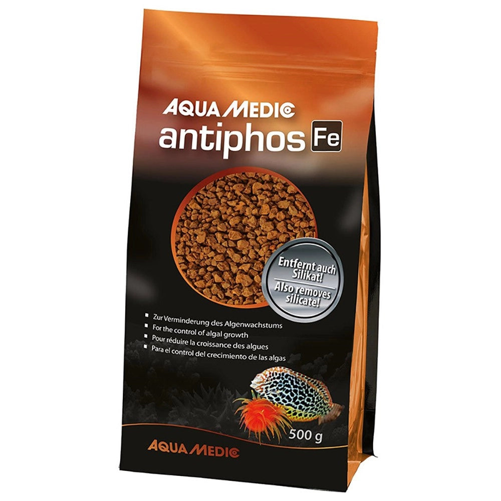 AquaMedic Antiphos Fe - Resina ferrosa antifosfati per Acqua Dolce e Marina Formato: 500 gr