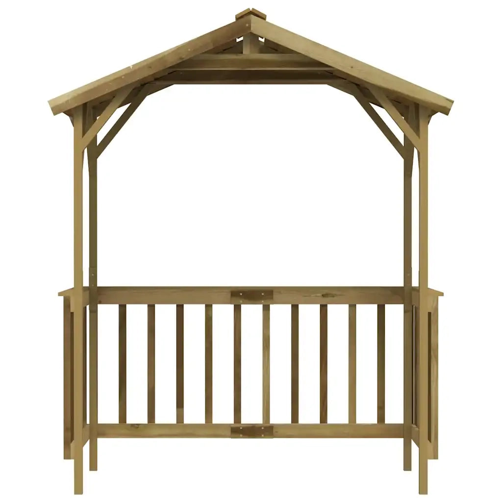 Capanno per Barbecue 163,5x93x210 cm in Pino Impregnato 315390