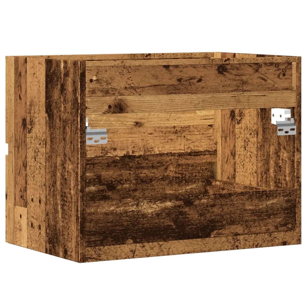 vidaXL Mobile da Bagno Legno Antico 60x38,5x45 cm in Truciolato