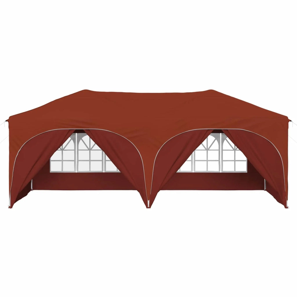 Tenda per feste a pop-up-Gazebo Terracotta 575 x 288 x 245 cm 986665