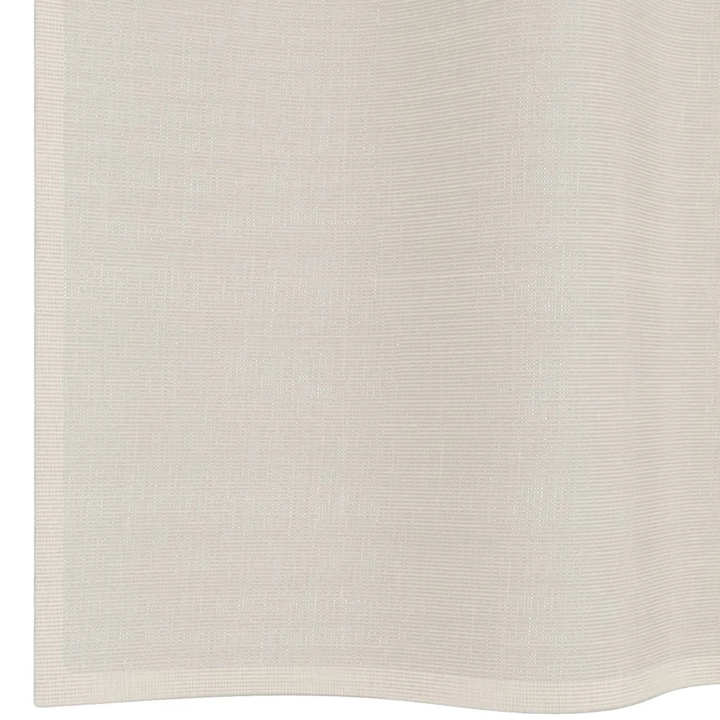 Tende in Voile con Linguetta 2 pz Crema