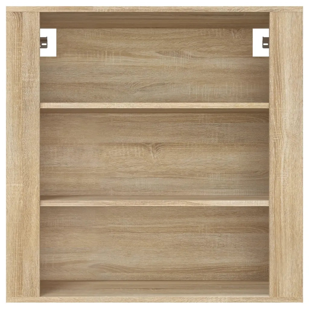 Armadietto a Muro Rovere Sonoma 80x33x80 cm Legno Multistrato 816595