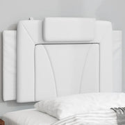 Cuscino Testiera Viana Bianco 80 cm in Similpelle 374761