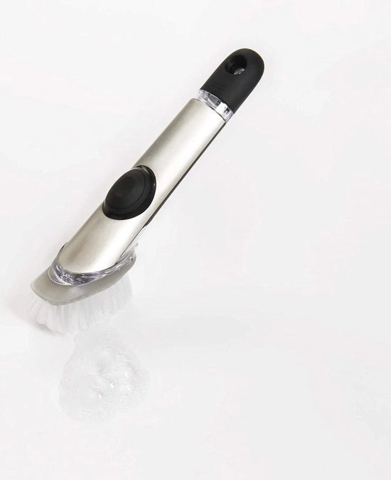 Borsetta per la pulizia dei piatti in acciaio inossidabile con dispenser di sapone - duraturo e lungo 254 cm. Borsetta per la pulizia dei piatti