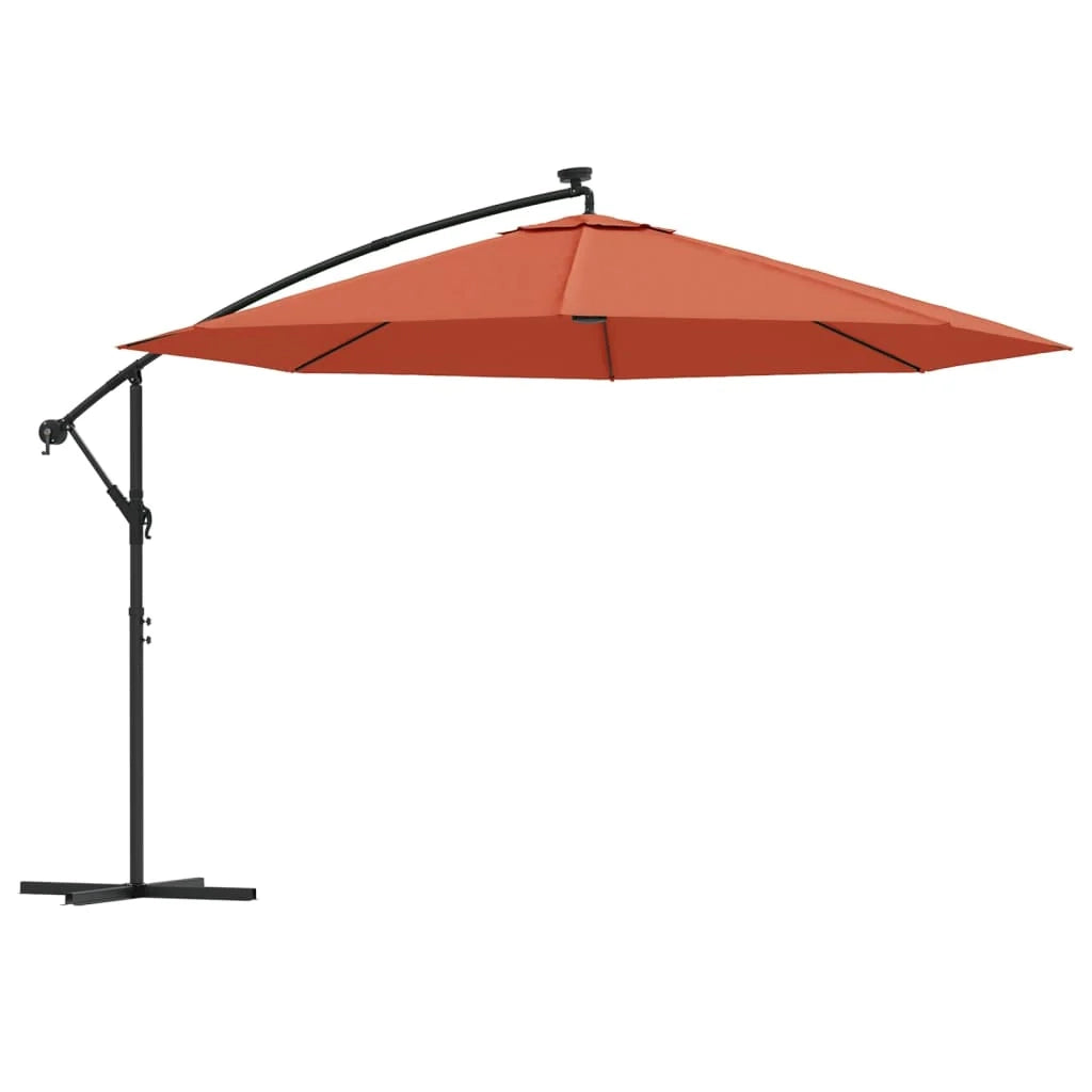 Ombrellone deportato con luci LED terracotta 350 cm 02_0008461