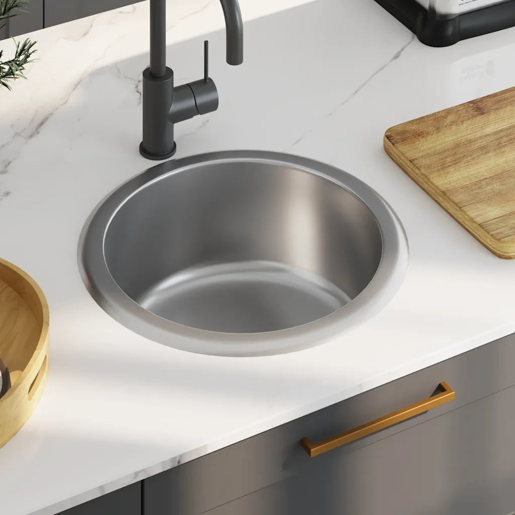 Lavello da Cucina con Filtro e Sifone in Acciaio Inox cod mxl 50366