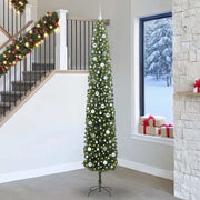 Albero di Natale artificiale con 300 LED Verde 270 cm 3394983