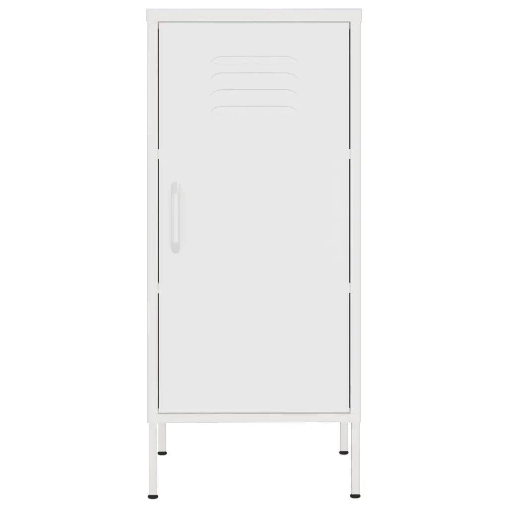 Armadietto Bianco 42,5x35x101,5 cm in Acciaio 336197