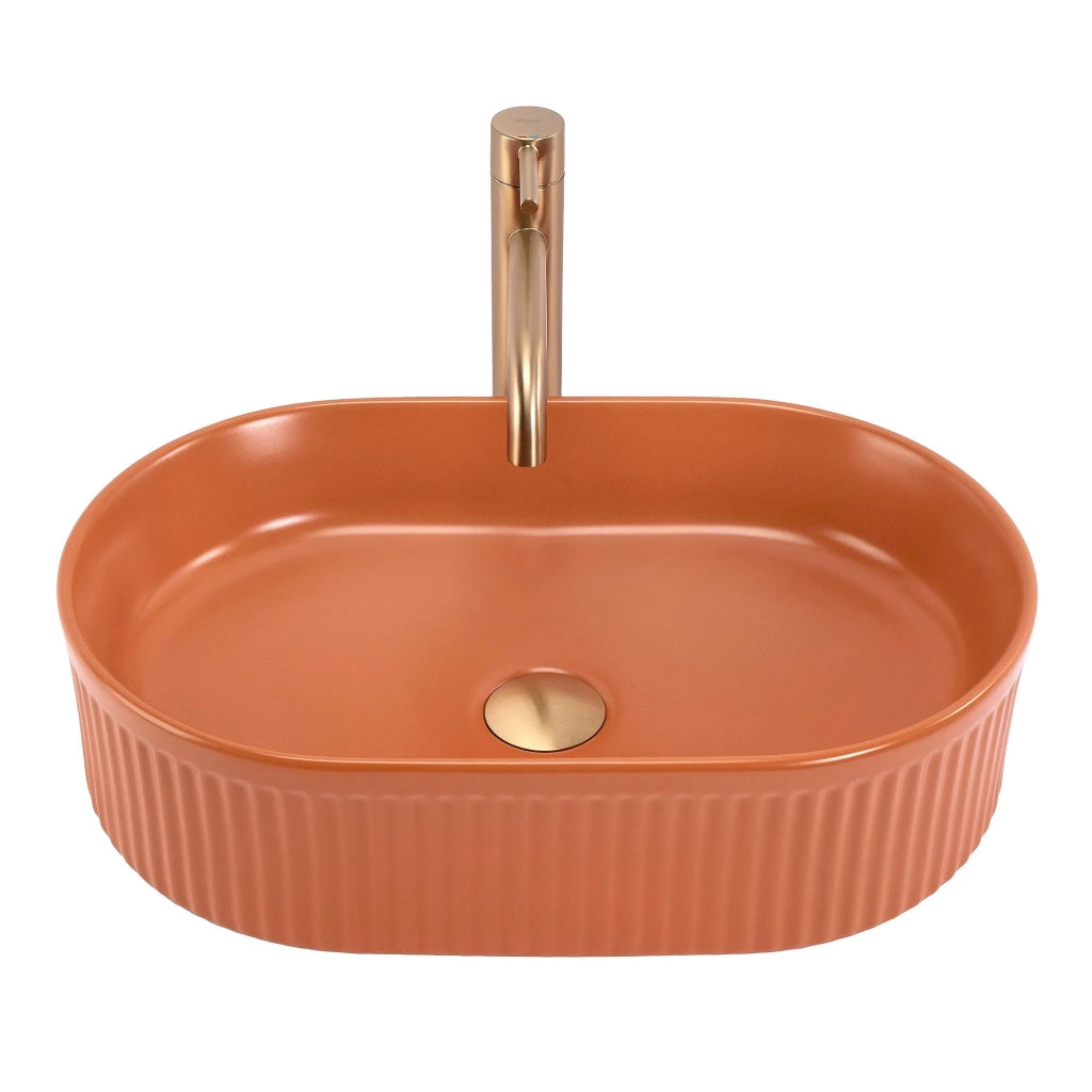 Lavabo Da Appoggio Rea Vanda Cinnamon Matt