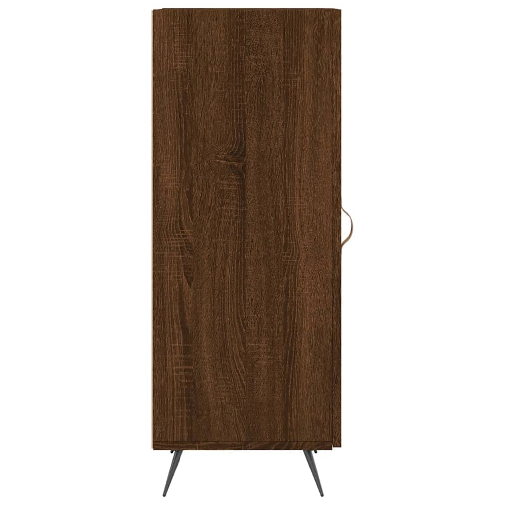 Buffet credenza cassettiera armadio mobile contenitore organizer per cucina soggiorno salotto 34,5 x 34 x 90 cm legno ingegnerizzato marrone 02_0031203