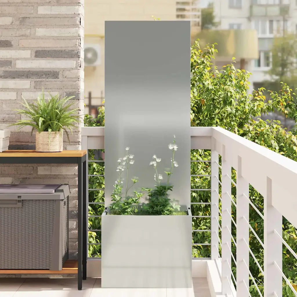 Schermo per privacy in giardino Argento 50 x 32 x 150 cm CFW5065009
