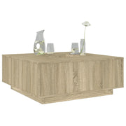 Tavolino Salotto Rovere Sonoma 100x100x40 cm Legno Multistrato 3284051
