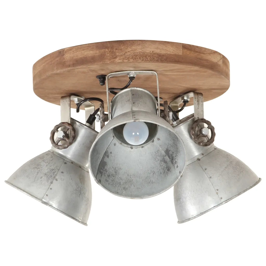 Lampada a Sospensione Industriale 25 W Argento 42x27cm E27 CFW2535971