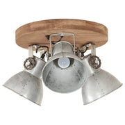 Lampada a Sospensione Industriale 25 W Argento 42x27cm E27 CFW2535971