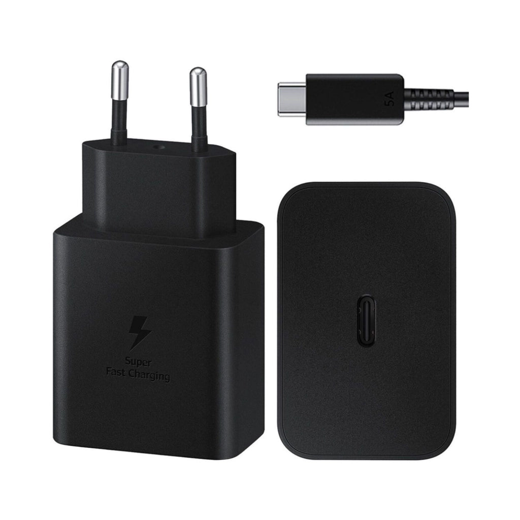 Samsung Caricatore 45W EP-T4511 FC2 USB-C +Cavo1.8m USB-C Black