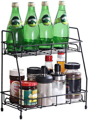 Set di erbe aromatiche compattabile - design moderno - set da 2 - nero