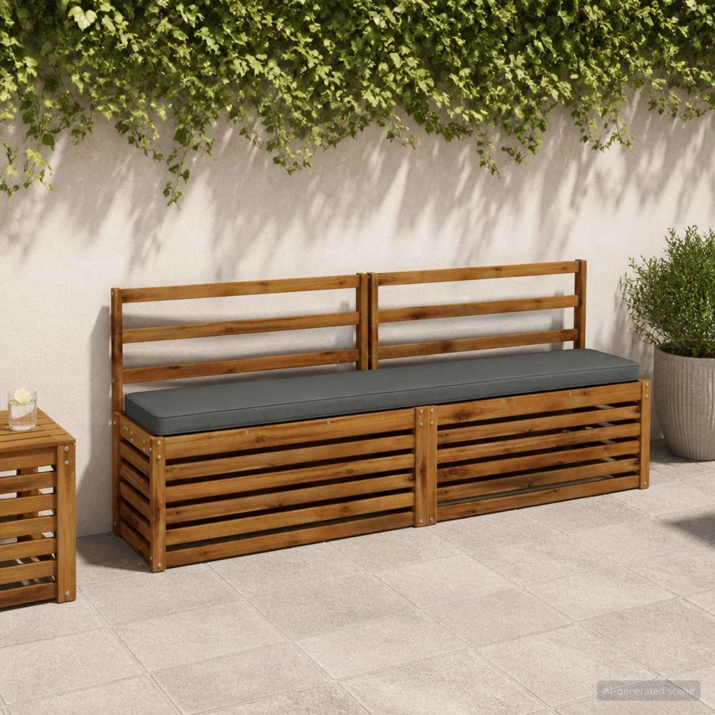 Cuscino per Panchina a 1 Pezzo VUGHT 100% Poliestere Grigio 950840