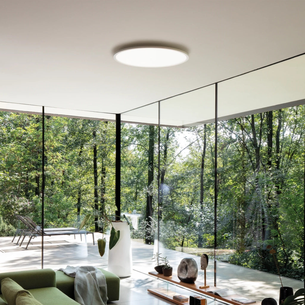 Plafoniera Fly 1 Luce Led Integrato Nero 53W Ip40