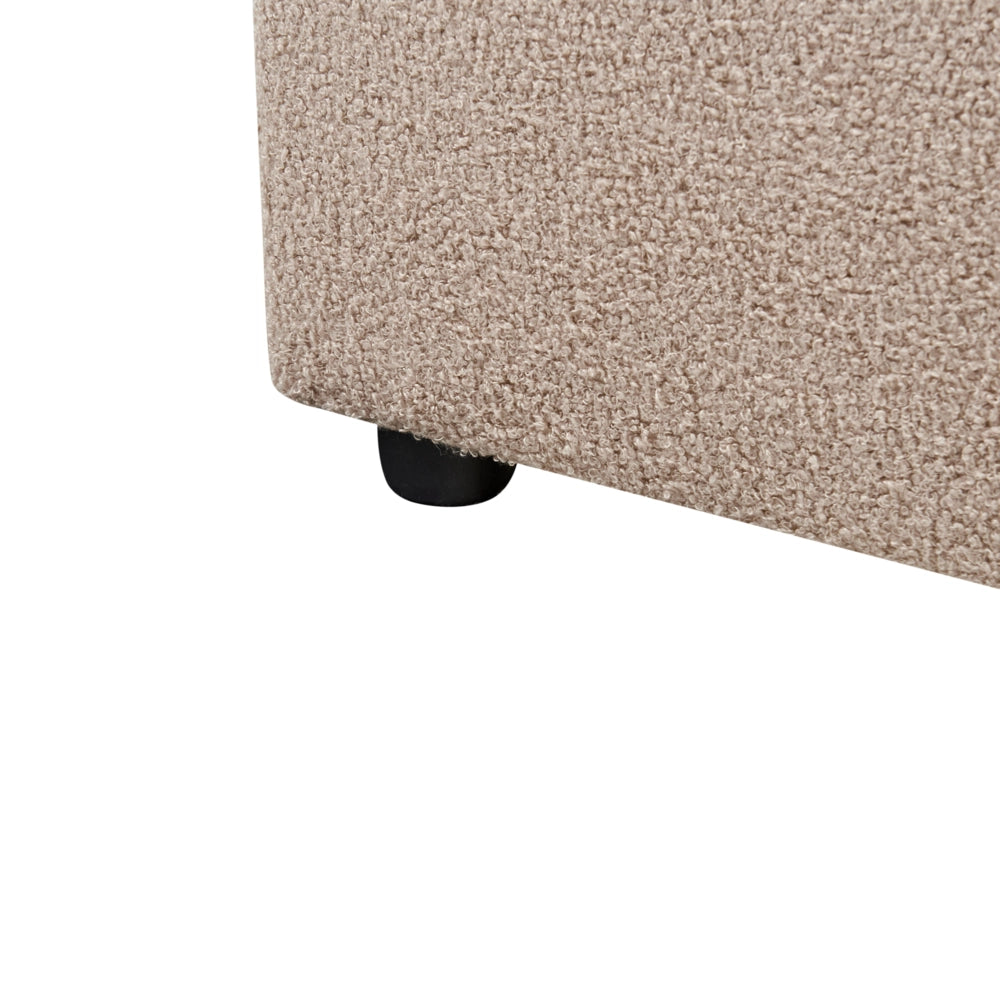 Letto matrimoniale ad acqua in velluto tortora 180 x 200 cm stile classico minimalista
