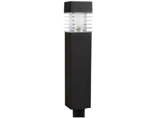 LAMPADA SOLARE PLASTICA QUADRA  cm.6,5x6,5x30,5h.    SYNTESY