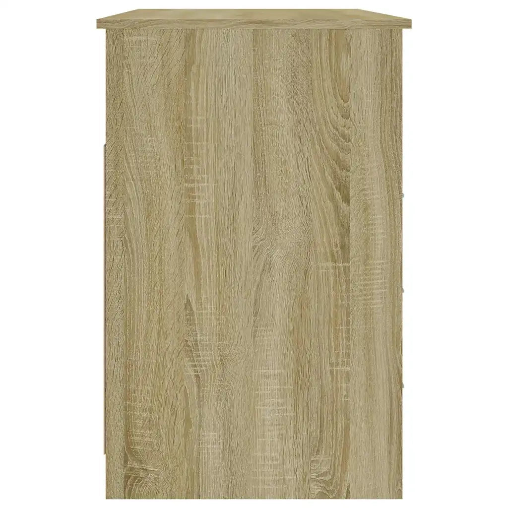 Scrivania | Tavolo da Ufficio Cassetti Rovere Sonoma 102x50x76 cm Legno Multistrato