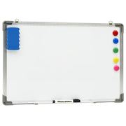 Lavagna Magnetica Bianca Cancellabile a Secco 60x40 cm Acciaio CFW5246046