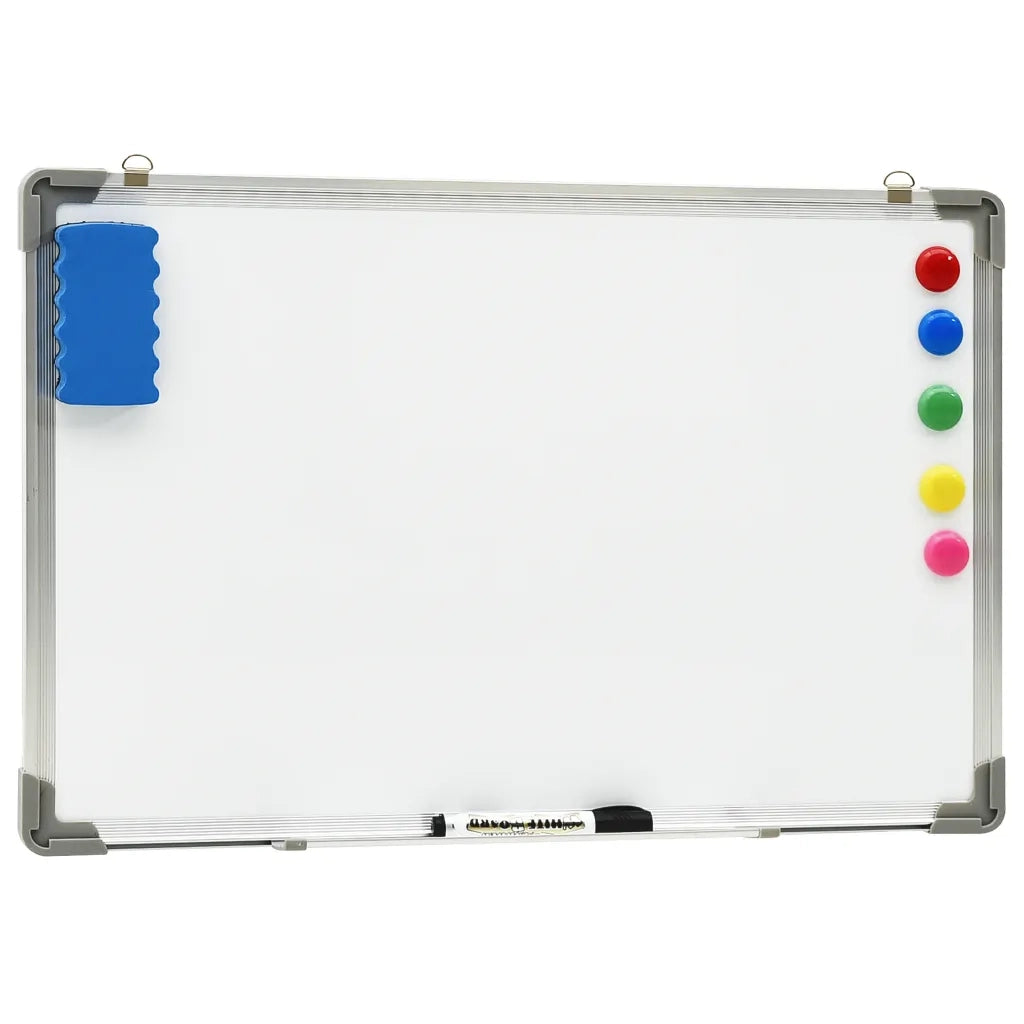 Lavagna Magnetica Bianca Cancellabile a Secco 60x40 cm Acciaio CFW5246046