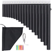 Panflauto Portatile 18 Canne - Materiale ABS - Suono Crispante - Duraturo - Leggero - Flauto di Bambù