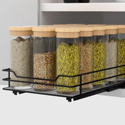 Organizzatore per spezie e accessori da cucina in metallo robusto - L264 x B172 x H57 cm