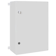 Moderno armadio elettrico con pratico vano portaoggetti 57 x 24,5 x 70 cm plastica grigia 02_0058204