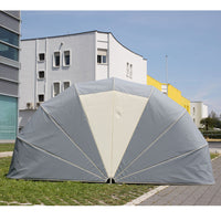 Motobox a Chiocciola Copertura Box in PVC per Moto Scooter - 360x140xh180 cm Beige Maddi