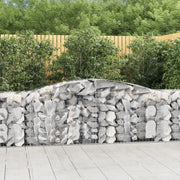 Cesti Gabbioni ad Arco 4 pz 400x50x80/100 cm Ferro Zincato 3146985