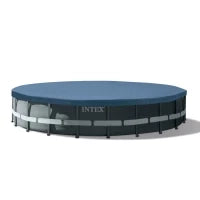 26334NP - Piscina Ultra Xtr Frame 610X122 Cm Pompa A Sabbia, Scaletta Doppia, Telo Base, Copertura