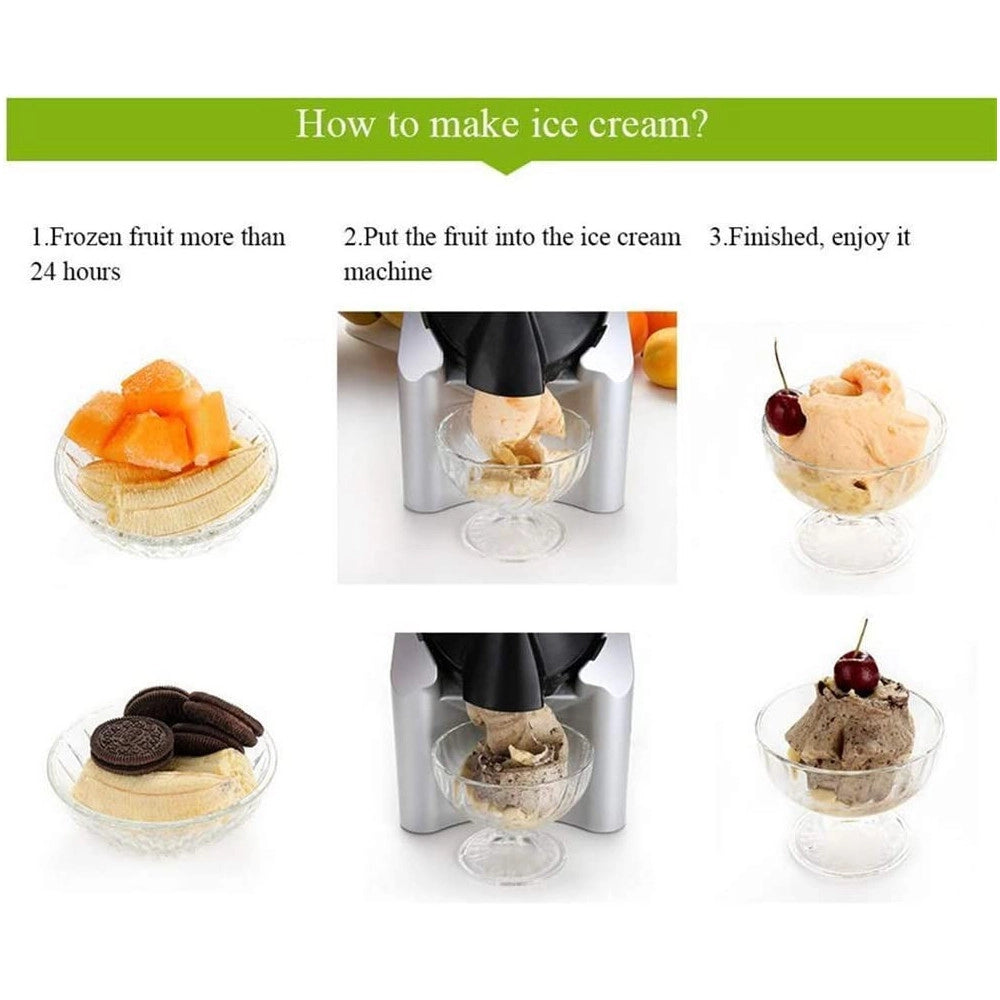 Trade Shop - Macchina Per Sorbetti Gelati Di Frutta Fresca Senza Latticini Yogurt Gelatiera -