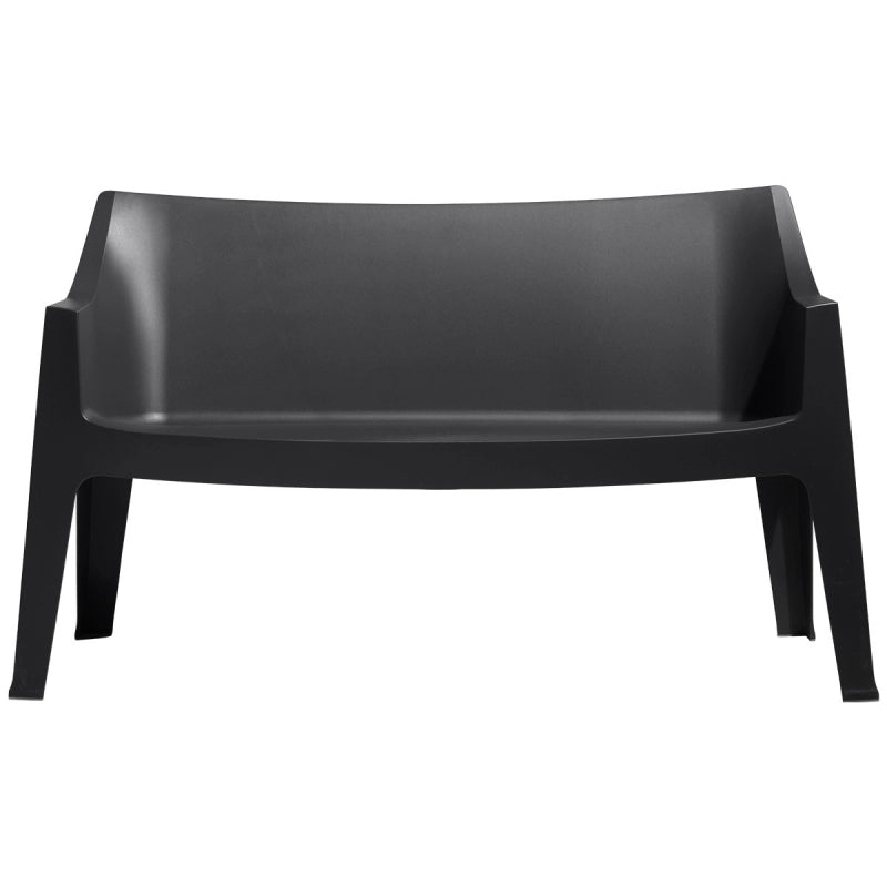 SET DUE DIVANO COCCOLONA TECNOPOLIMERO SCAB DESIGN - Antracite 81
