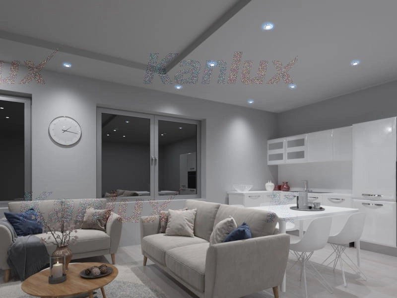 Faretto incasso Kanlux SOREN 24414 quadrato LED GU10