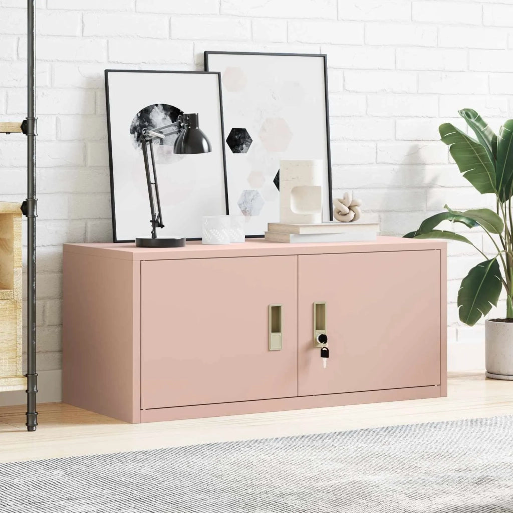 Armadio Rosa 90 x 40 x 40 cm Acciaio CFW3482021