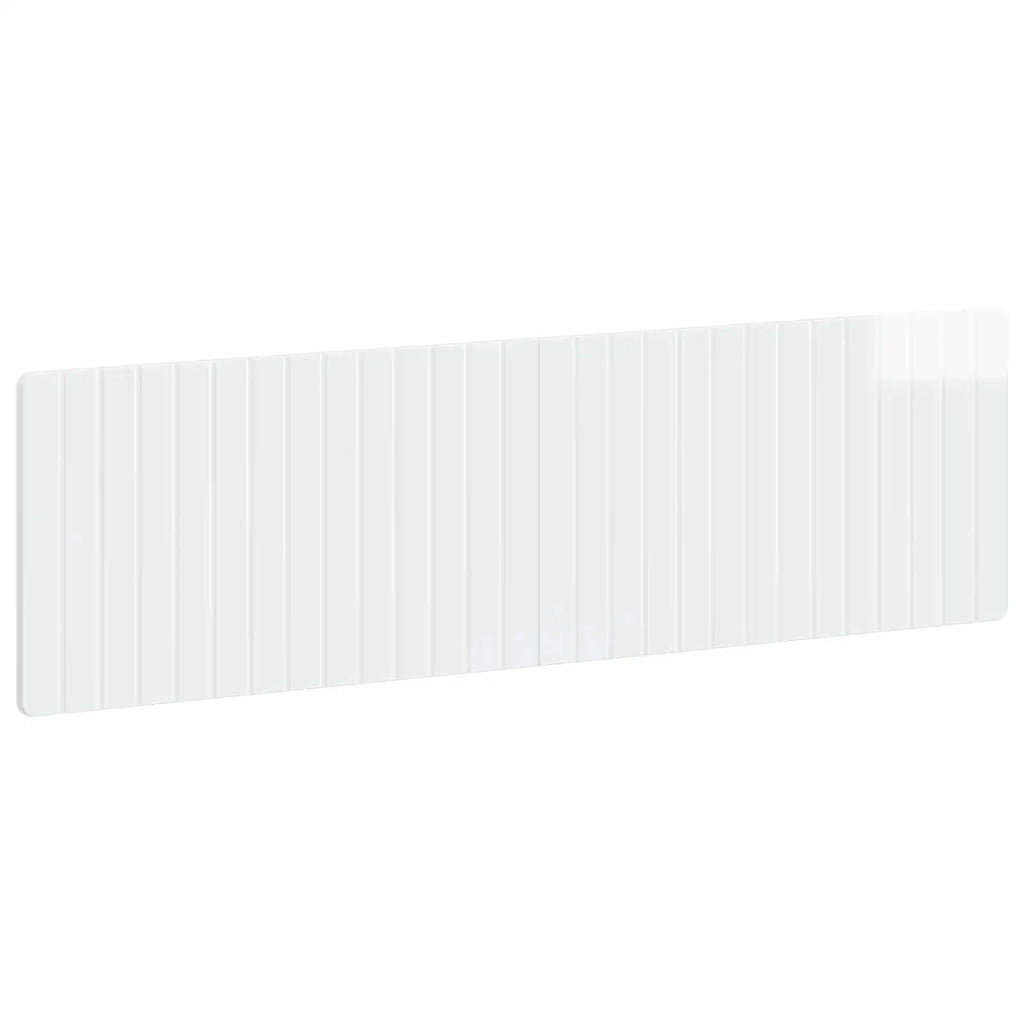 Testiera da Muro ZWOLLE Bianco Lucido Legno ingegnerizzato 896499