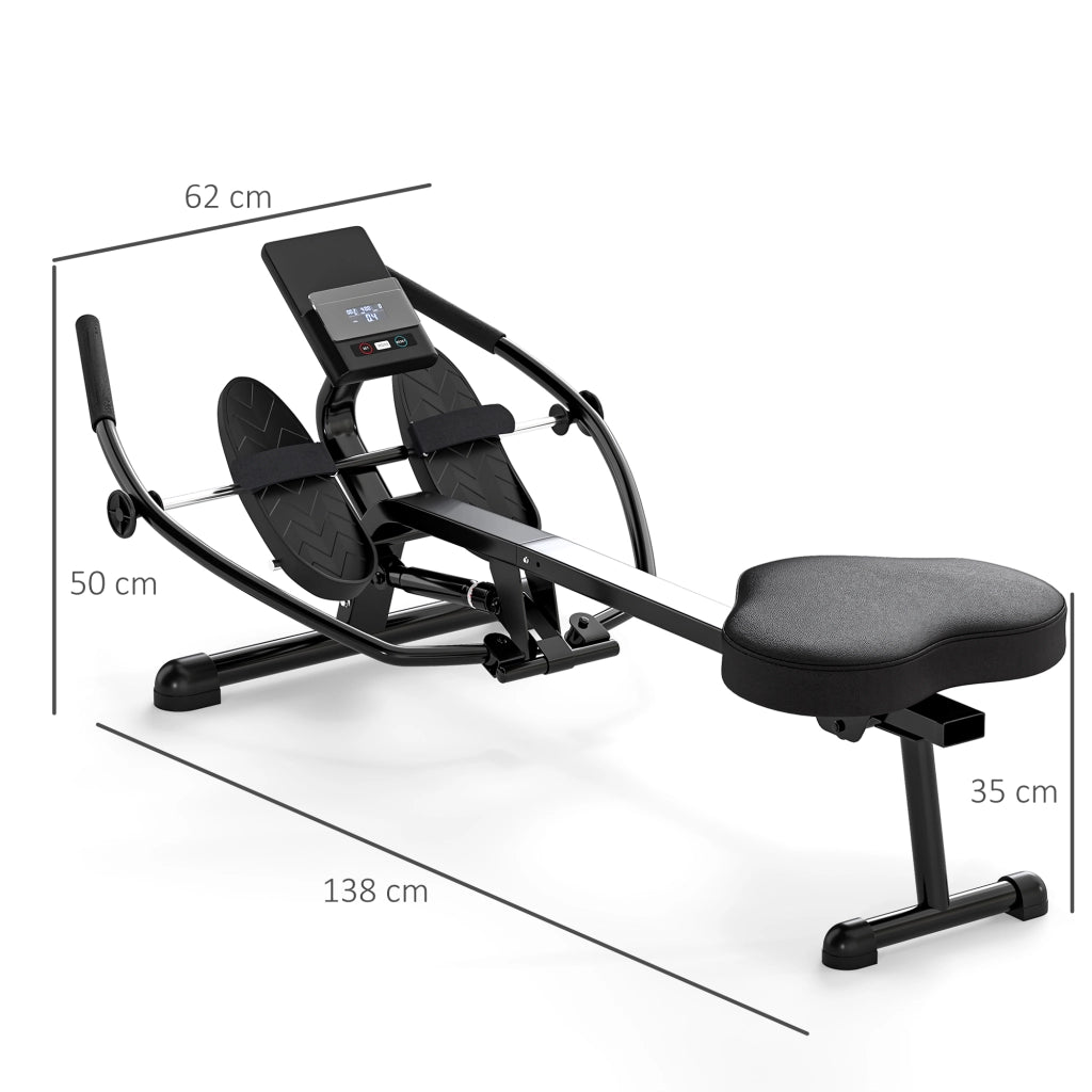 Vogatore Domestico ¨C zephmum ¨C 12 Livelli Resistenza Idraulica LCD Nero